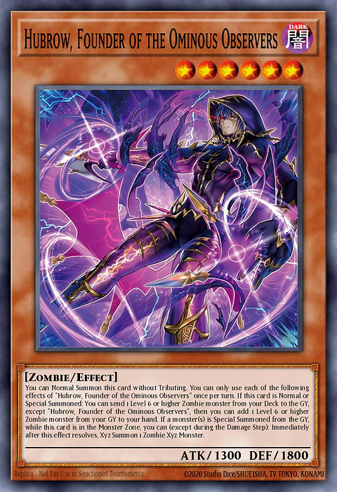 Hubrow, Founder of the Ominous Observers - BETB-EN030 - Super Rare