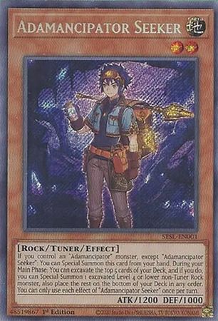Adamancipator Seeker - SESL-EN001 - Secret Rare  1