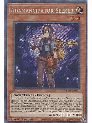 Adamancipator Seeker - SESL-EN001 - Secret Rare 