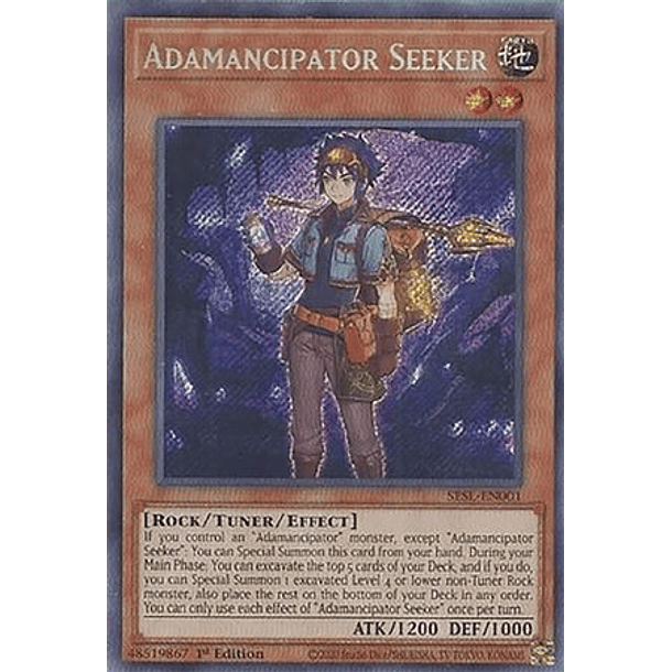 Adamancipator Seeker - SESL-EN001 - Secret Rare 