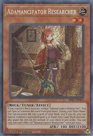 Adamancipator Researcher - SESL-EN002 - Secret Rare 1