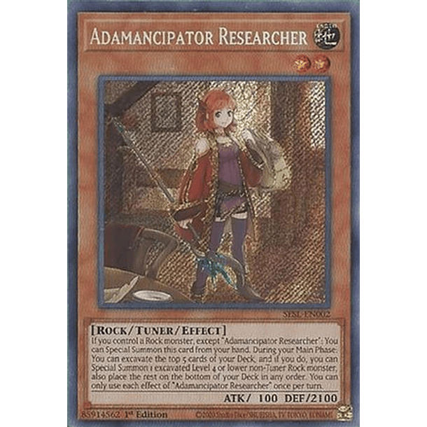 Adamancipator Researcher - SESL-EN002 - Secret Rare