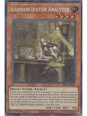 Adamancipator Analyzer - SESL-EN003 - Secret Rare 