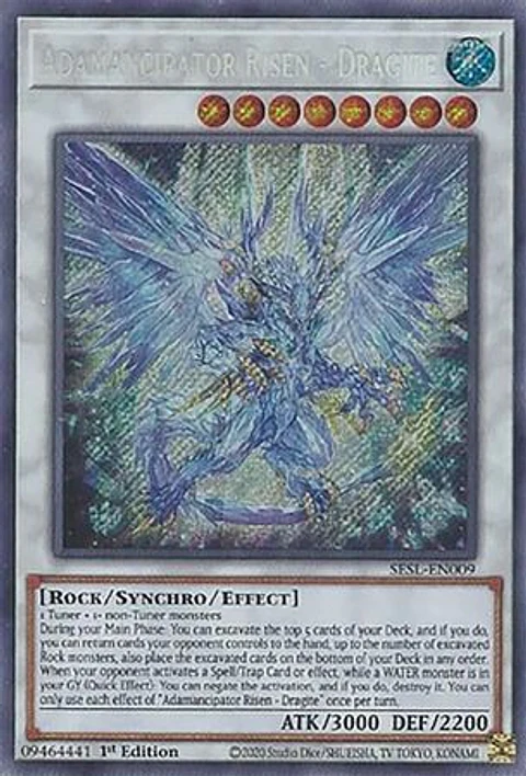 Adamancipator Risen - Dragite - SESL-EN009 - Secret Rare