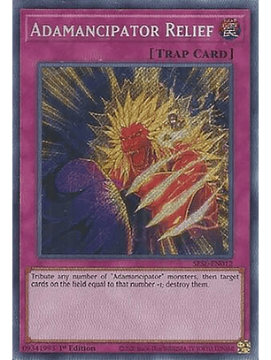 Adamancipator Relief - SESL-EN012 - Secret Rare 