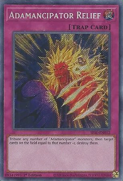 Adamancipator Relief - SESL-EN012 - Secret Rare 