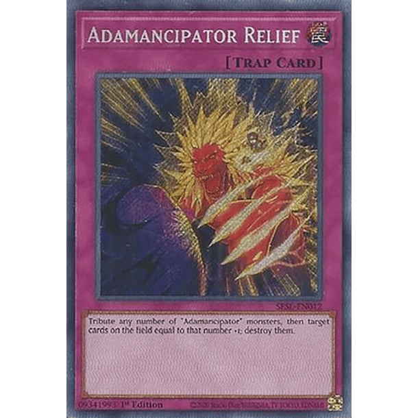Adamancipator Relief - SESL-EN012 - Secret Rare 
