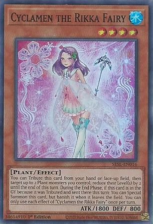 Cyclamen the Rikka Fairy - SESL-EN016 - Super Rare 1