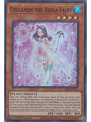 Cyclamen the Rikka Fairy - SESL-EN016 - Super Rare