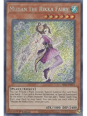 Mudan the Rikka Fairy - SESL-EN017 - Secret Rare