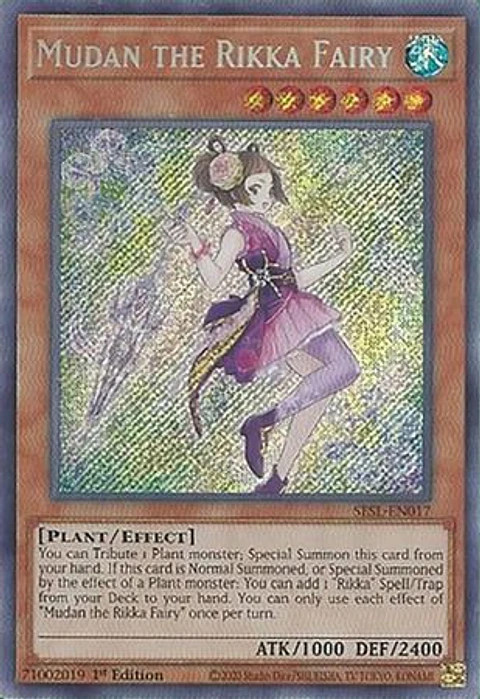 Mudan the Rikka Fairy - SESL-EN017 - Secret Rare