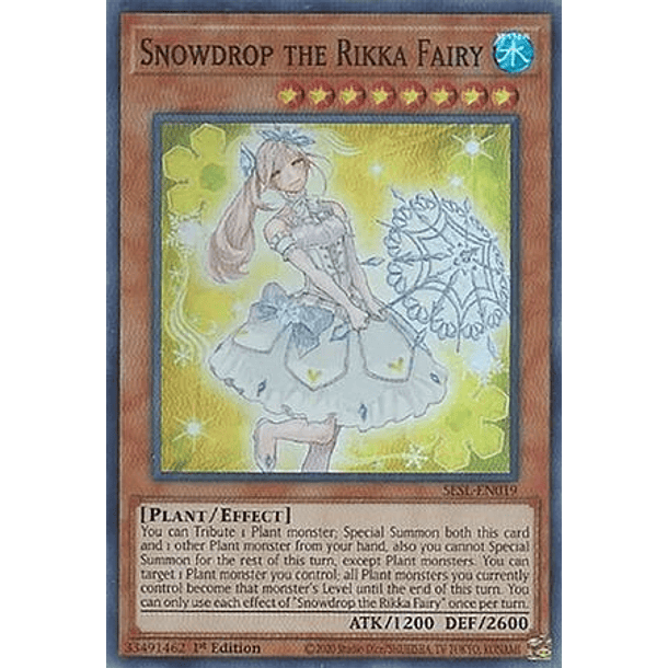 Snowdrop the Rikka Fairy - SESL-EN019 - Super Rare 