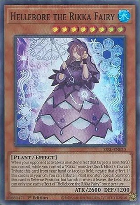 Hellebore the Rikka Fairy - SESL-EN020 - Super Rare