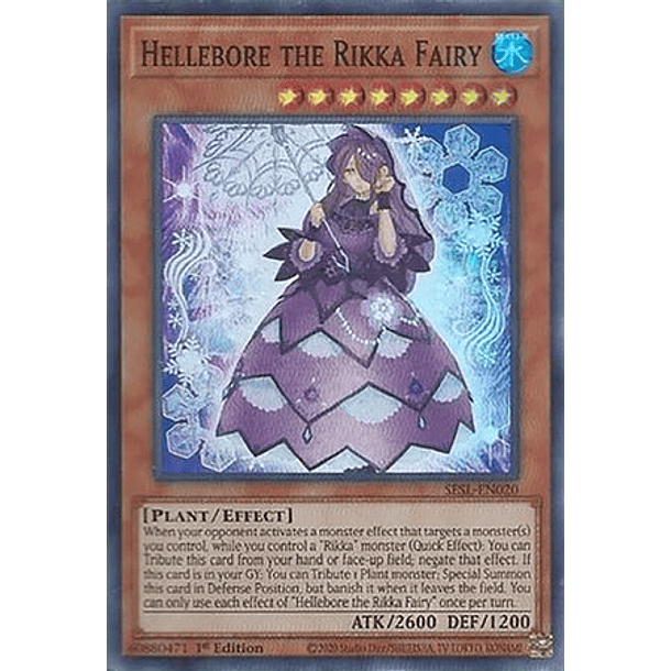 Hellebore the Rikka Fairy - SESL-EN020 - Super Rare