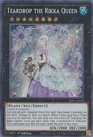 Teardrop the Rikka Queen - SESL-EN022 - Secret Rare 1