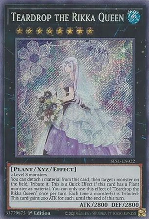Teardrop the Rikka Queen - SESL-EN022 - Secret Rare