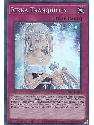 Rikka Tranquility - SESL-EN025 - Super Rare
