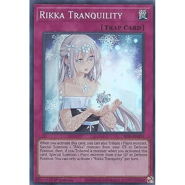 Rikka Tranquility - SESL-EN025 - Super Rare