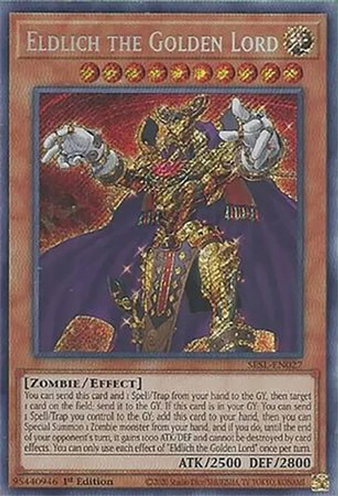 Eldlich the Golden Lord - SESL-EN027 - Secret Rare