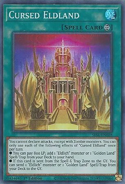 Cursed Eldland - SESL-EN028 - Super Rare 