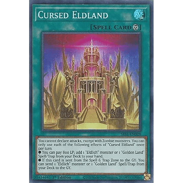 Cursed Eldland - SESL-EN028 - Super Rare 