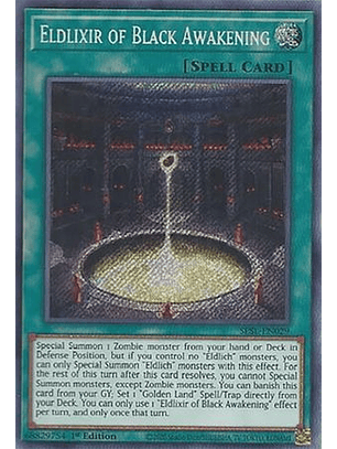 Eldlixir of Black Awakening - SESL-EN029 - Secret Rare 