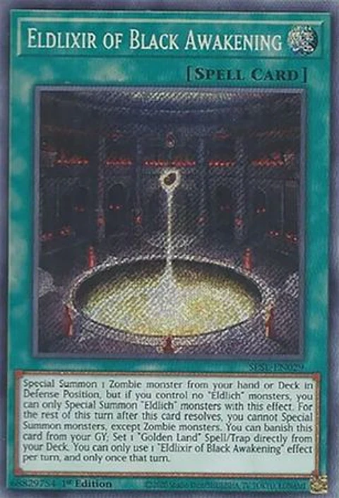 Eldlixir of Black Awakening - SESL-EN029 - Secret Rare 