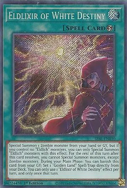 Eldlixir of White Destiny - SESL-EN030 - Secret Rare