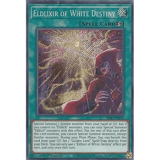 Eldlixir of White Destiny - SESL-EN030 - Secret Rare