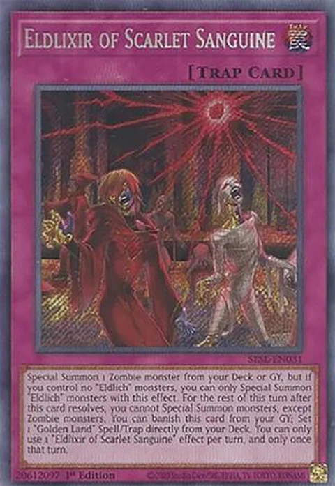 Eldlixir of Scarlet Sanguine - SESL-EN031 - Secret Rare