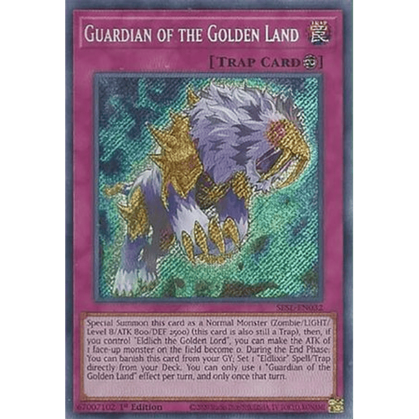 Guardian of the Golden Land - SESL-EN032 - Secret Rare