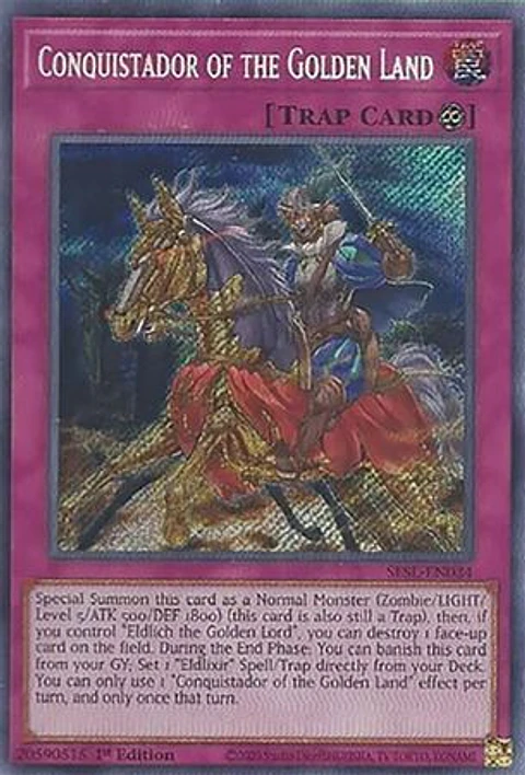 Conquistador of the Golden Land - SESL-EN034 - Secret Rare