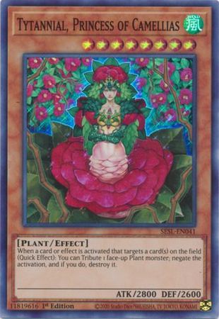 Tytannial, Princess of Camellias - SESL-EN041 - Super Rare 1
