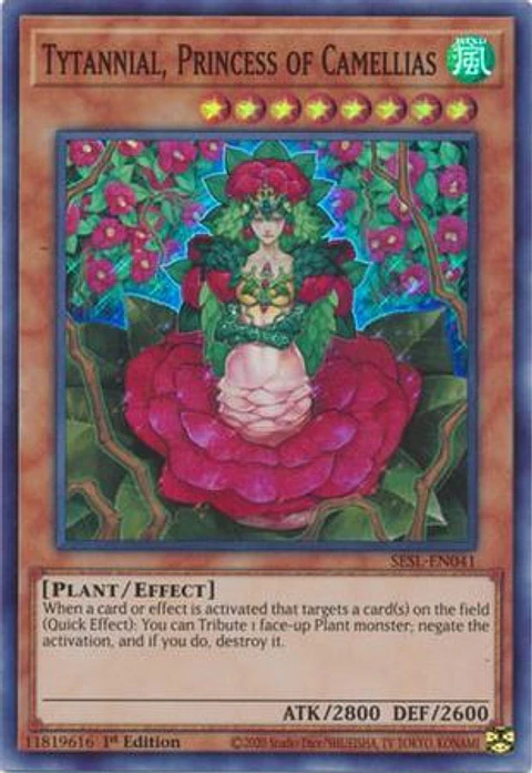 Tytannial, Princess of Camellias - SESL-EN041 - Super Rare