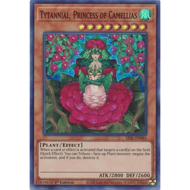 Tytannial, Princess of Camellias - SESL-EN041 - Super Rare