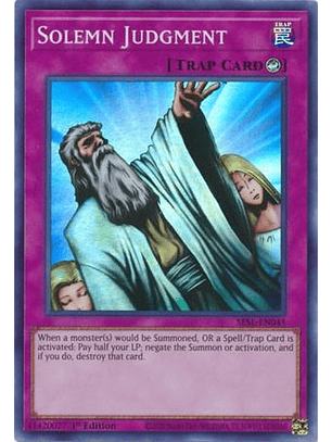 Solemn Judgment - SESL-EN045 - Super Rare