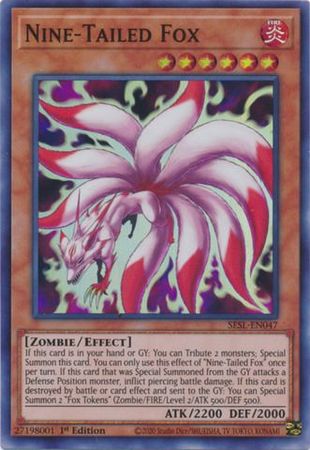 Nine-Tailed Fox - SESL-EN047 - Super Rare 1