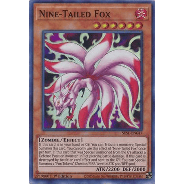 Nine-Tailed Fox - SESL-EN047 - Super Rare