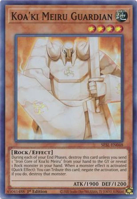 Koa'ki Meiru Guardian - SESL-EN048 - Super Rare 