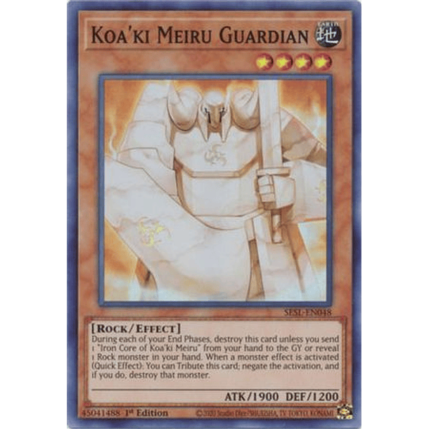 Koa'ki Meiru Guardian - SESL-EN048 - Super Rare 