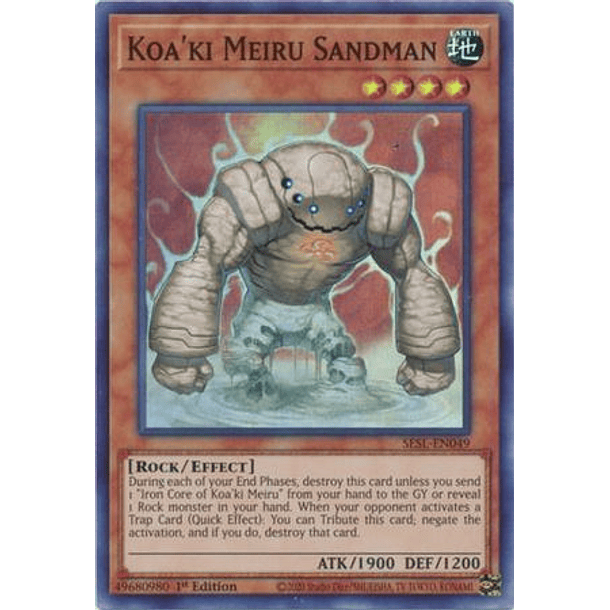 Koa'ki Meiru Sandman - SESL-EN049 - Super Rare