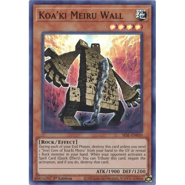 Koa'ki Meiru Wall - SESL-EN050 - Super Rare
