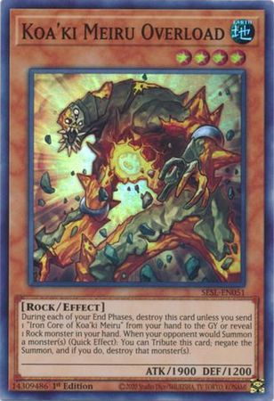Koa'ki Meiru Overload - SESL-EN051 - Super Rare 1