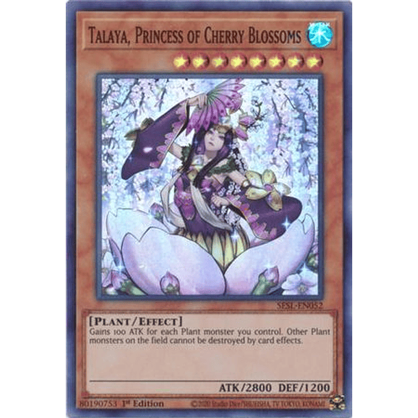 Talaya, Princess of Cherry Blossoms - SESL-EN052 - Super Rare