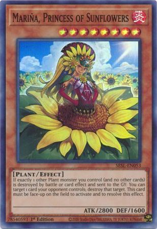 Mariña, Princess of Sunflowers - SESL-EN053 - Super Rare 1