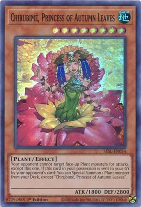 Chirubime, Princess of Autumn Leaves - SESL-EN054 - Super Rare