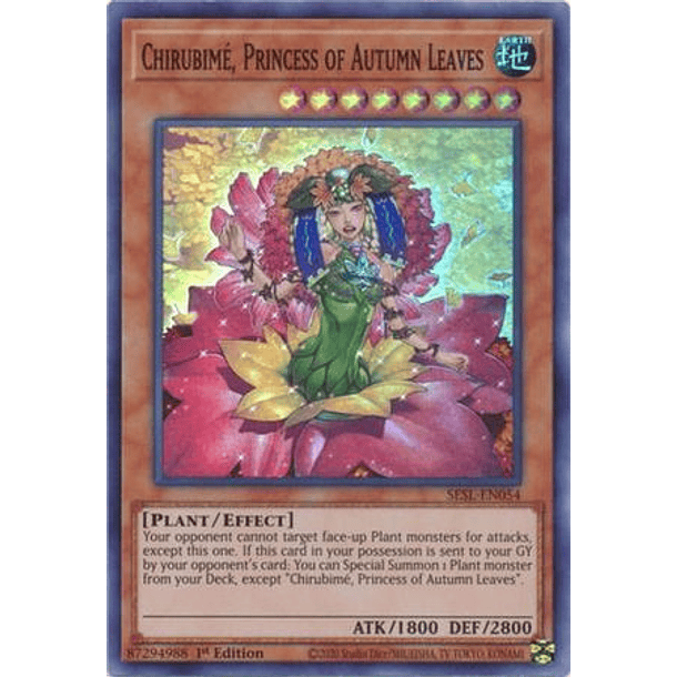 Chirubime, Princess of Autumn Leaves - SESL-EN054 - Super Rare