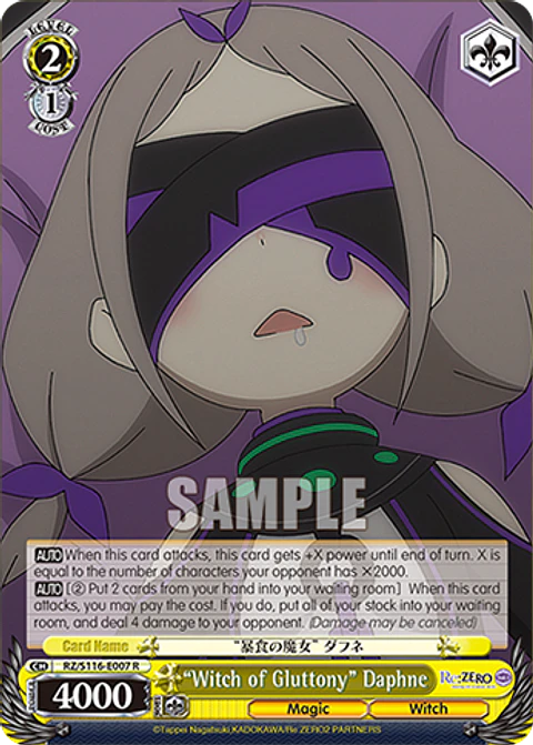 "Witch of Gluttony" Daphne - RZ/S116-E007 - R
