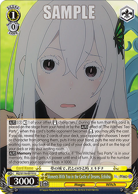 Moments With You in the Castle of Dreams, Echidna - RZ/S116-E010 - U