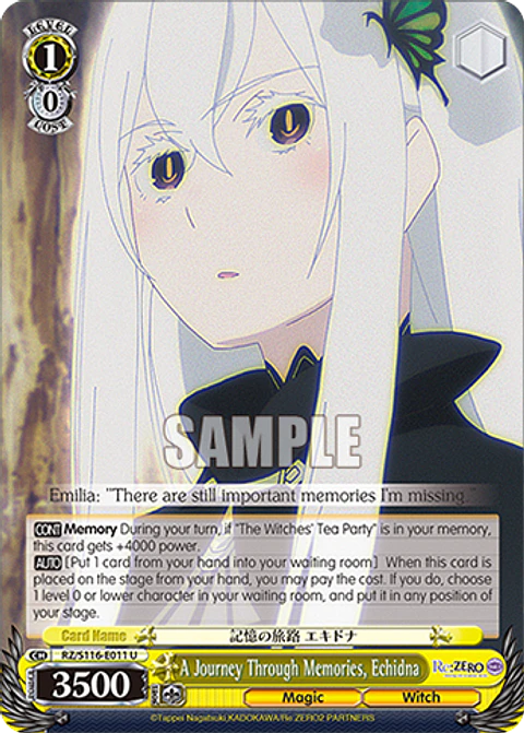 A Journey Through Memories, Echidna - RZ/S116-E011 - U